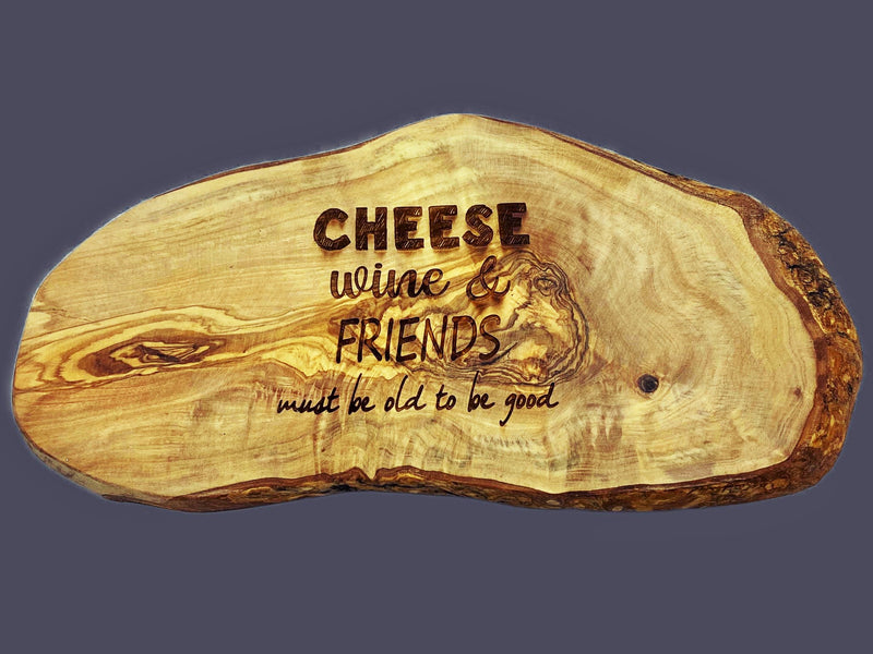 Käsebrett „Cheese, wine & Friends“