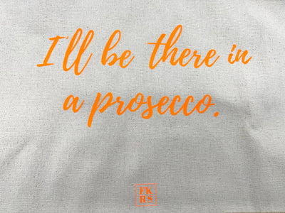 Jutetasche "i´ll be there in a prosecco"