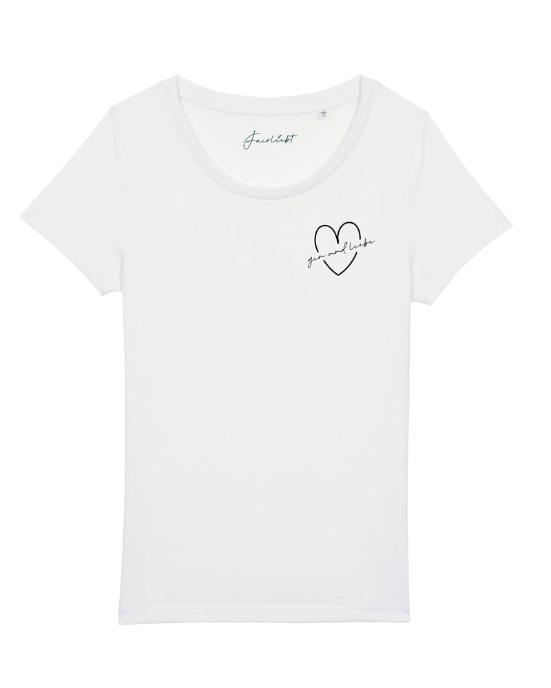 Gin und Liebe ♥ Damen Shirt white