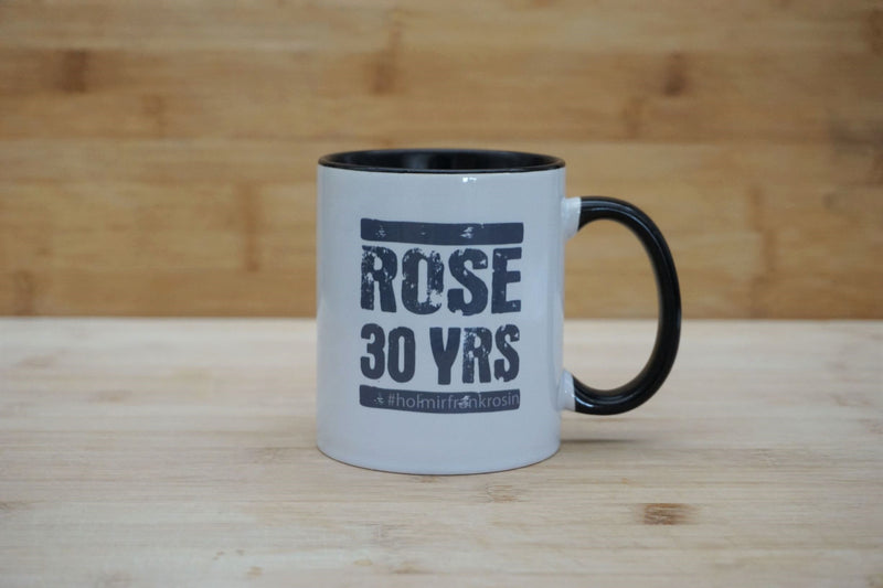 Kaffeetasse Rose 30 YRS - black